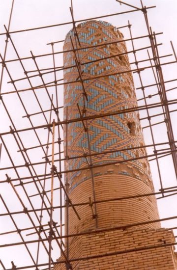 استان ها-یزد-ابرکوه-مناره مسجد نظامیه-1383