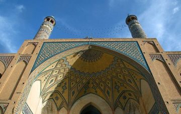 استان ها-اصفهان-کاشان-مسجد آقابزرگ