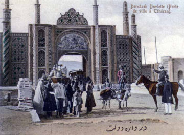 اسناد مصور-میراث مکتوب معماری-دروازه های تهران-دروازه دولت